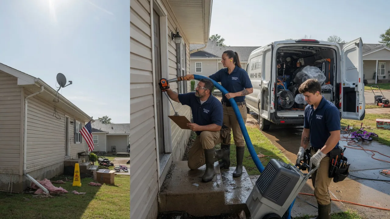 Ceiling Water Damage Restoration in Bells, TX near me